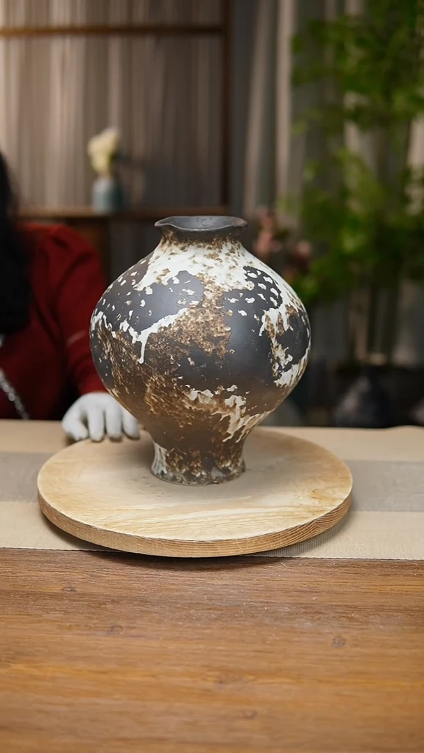 【闪购商品】陶瓷  花器诧寂黑灯笼