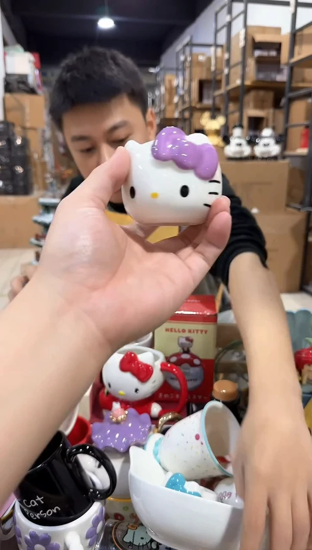 瓷片紫色kt猫香薰