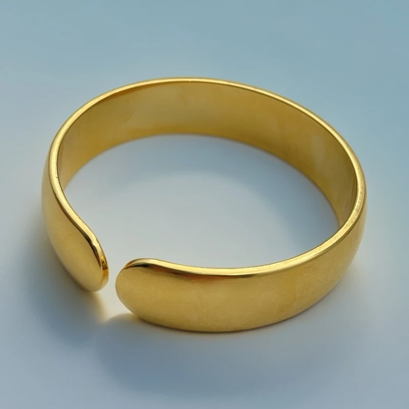 【七七专属】精美百搭光面合金开口镯SZ60599