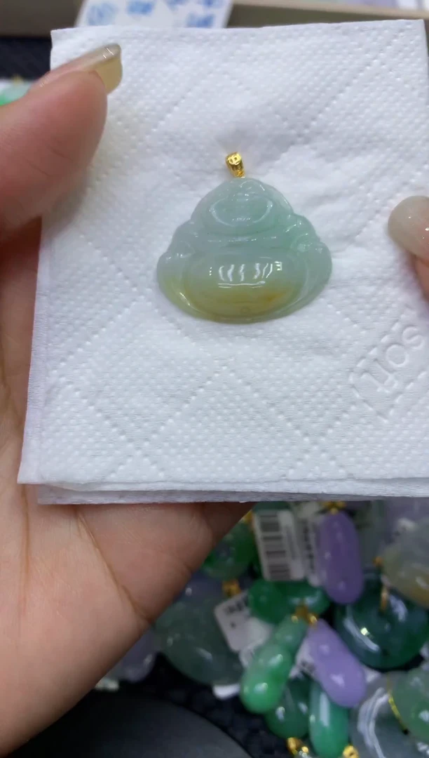 颈饰未镶嵌翡翠天然缅甸A货翡翠