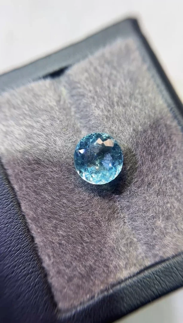 裸石海蓝宝石一粒4.84ct