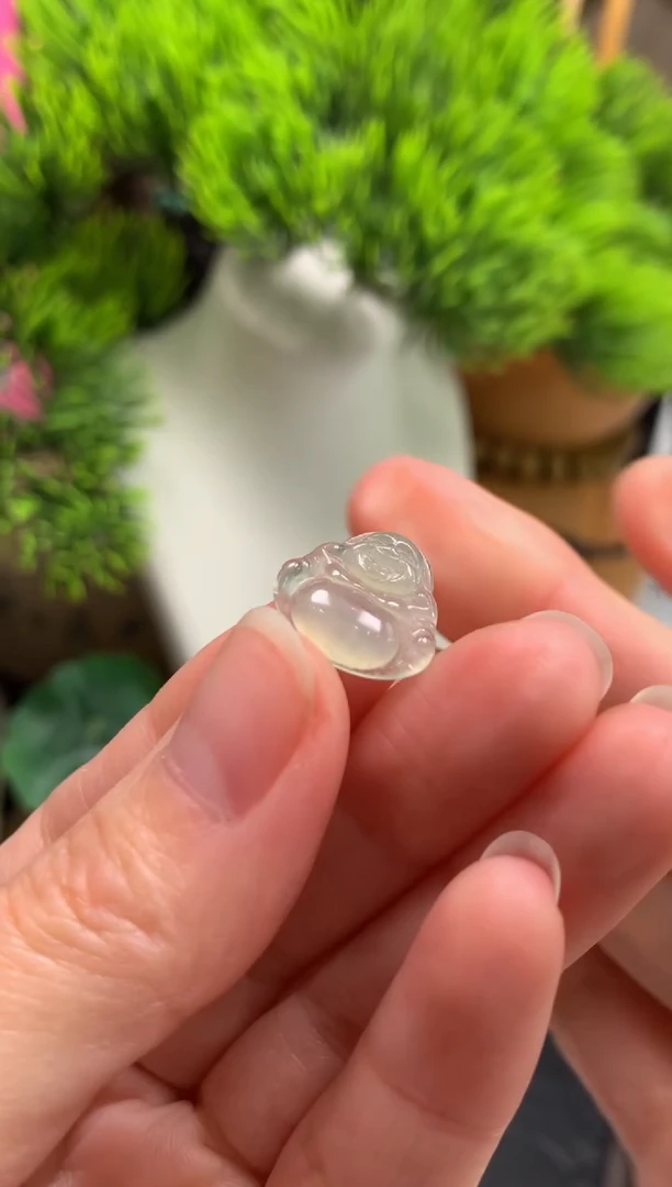 颈饰未镶嵌翡翠笑**往---125804