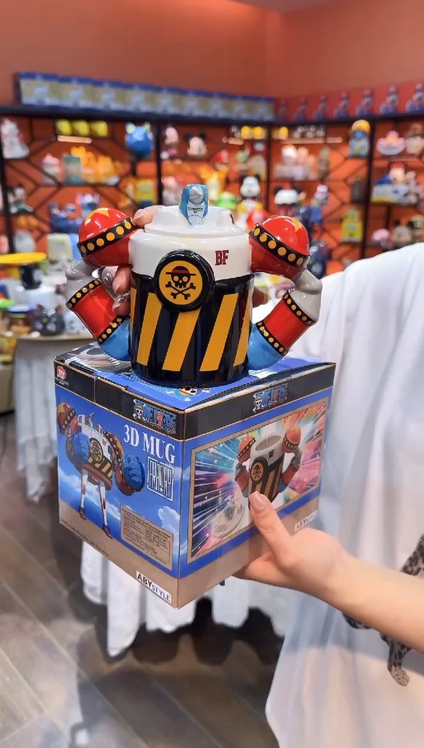 瓷片@@海贼王弗兰奇陶瓷杯(礼盒)