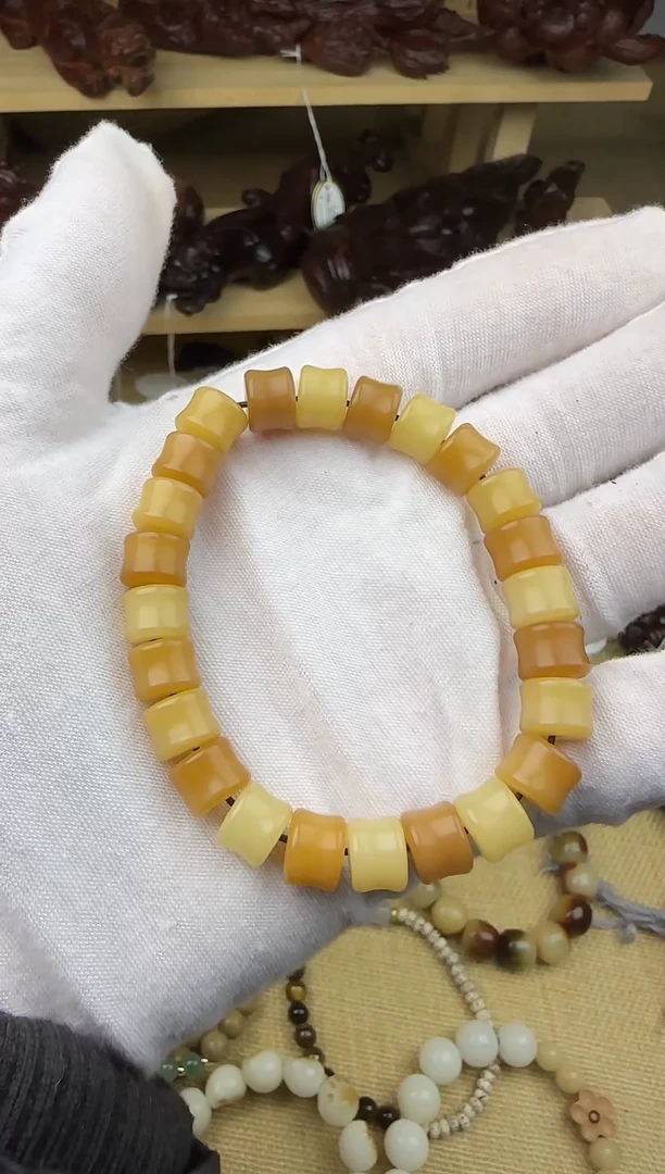 手串菩提根/象牙果风化多宝菩提