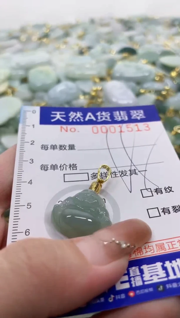 颈饰未镶嵌翡翠天然A货翡翠