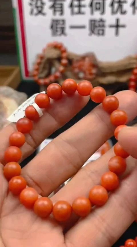 手串未镶嵌南红玛瑙天然无忧化原矿大水沟
