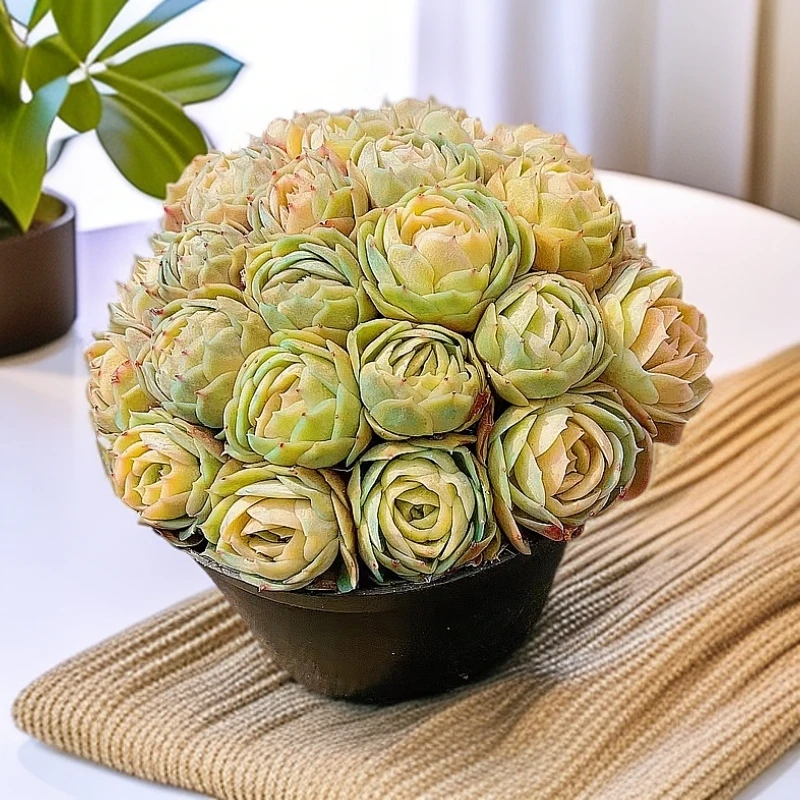 【 手捧花昂斯洛 多肉植物 】散群带盆土发货 2单包邮 花旦精品多肉