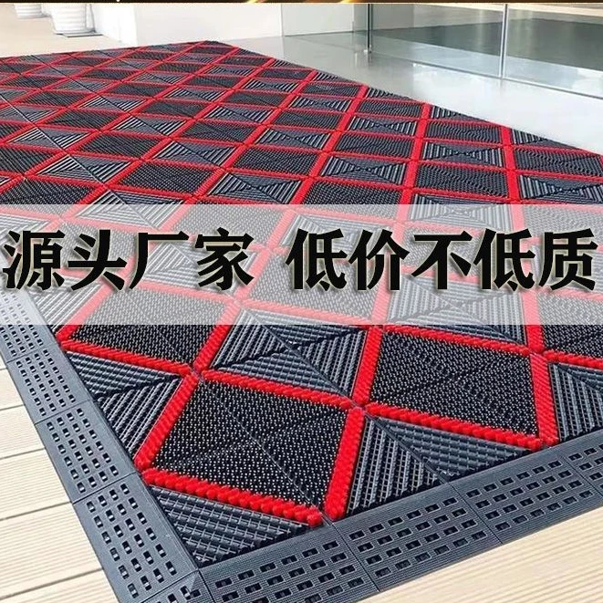 商用除尘地垫户外入户门脚垫门口防滑地毯酒店室外三合一拼接门垫