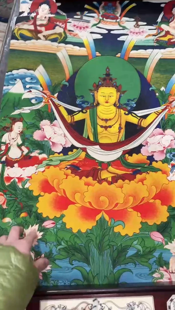 卷轴画卷轴画龙妹的唐卡链接tk16039