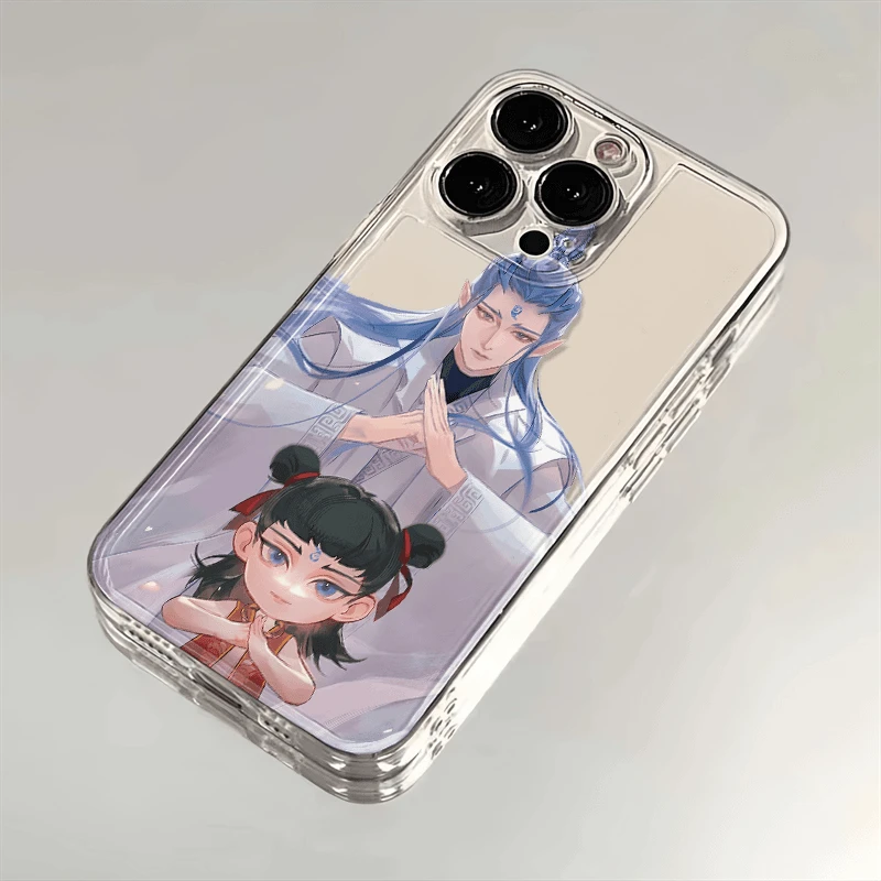拜年哪吒敖丙适用苹果16PRO手机壳iPhone15新年14/13/12软壳透明