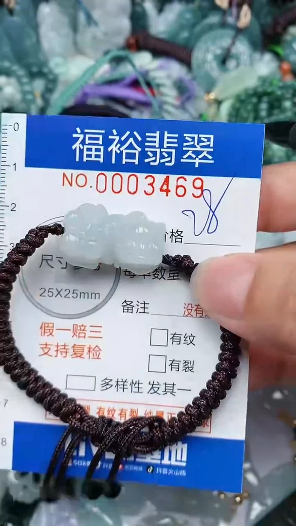 翡翠未镶嵌颈饰...0003469