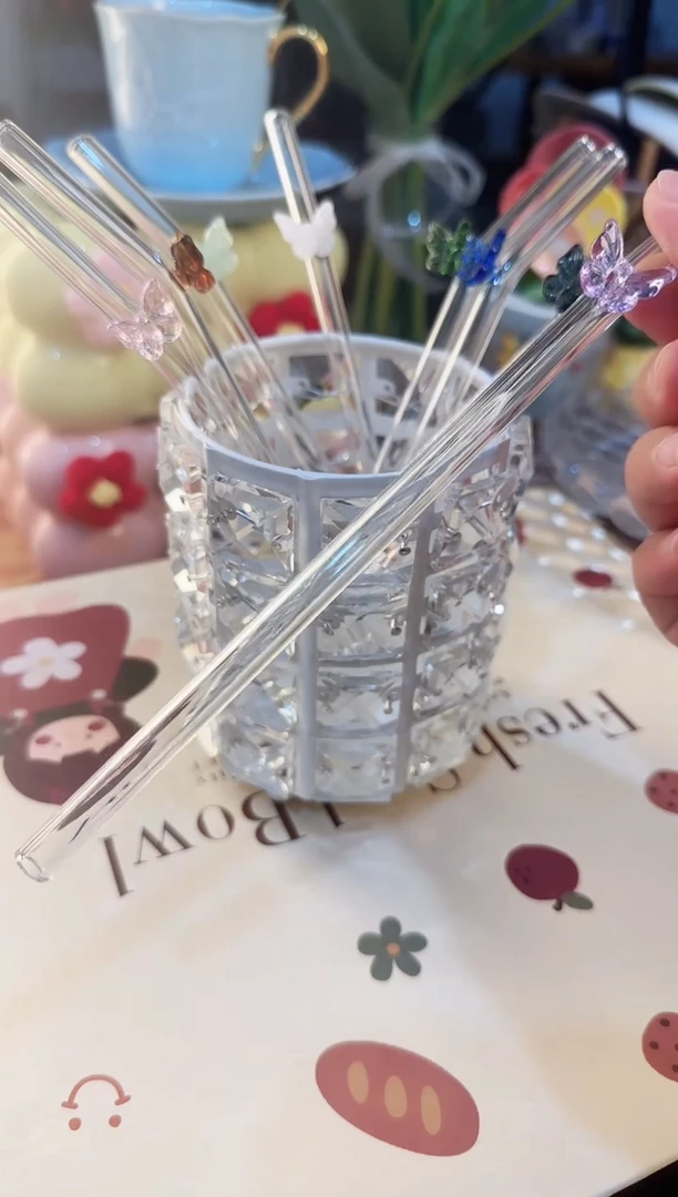 瓷片质量 好  发货快    吸管套装