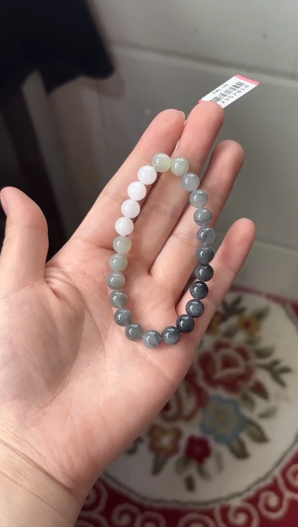 【闪购商品】和田玉手串未镶嵌若羌微色差卡8