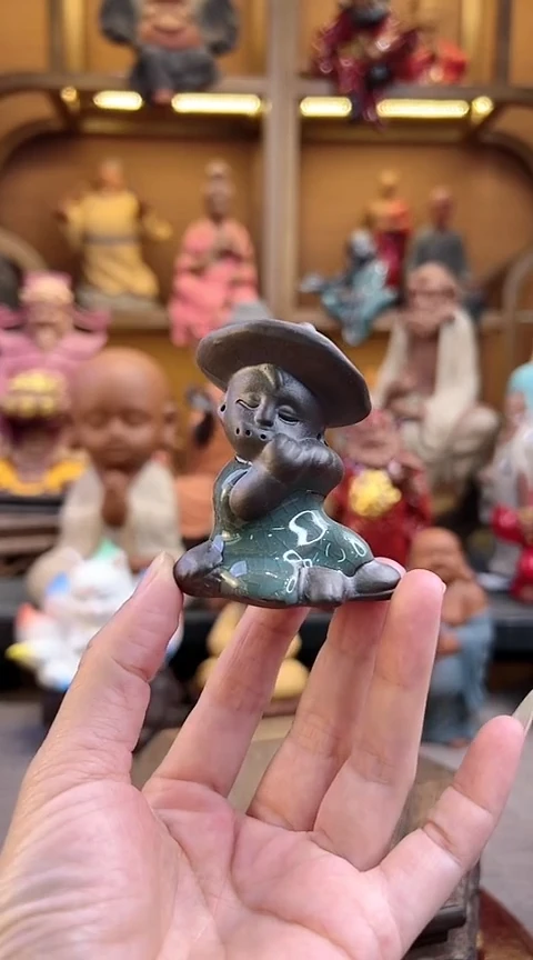 紫砂茶宠器闵茶宠摆件