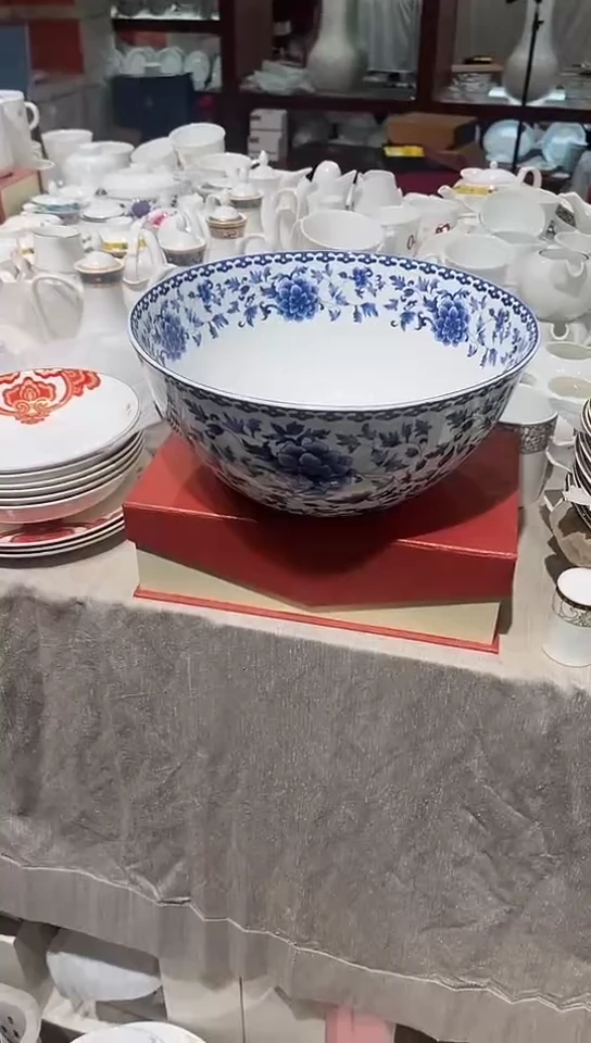 骨瓷大碗1个隆达骨瓷