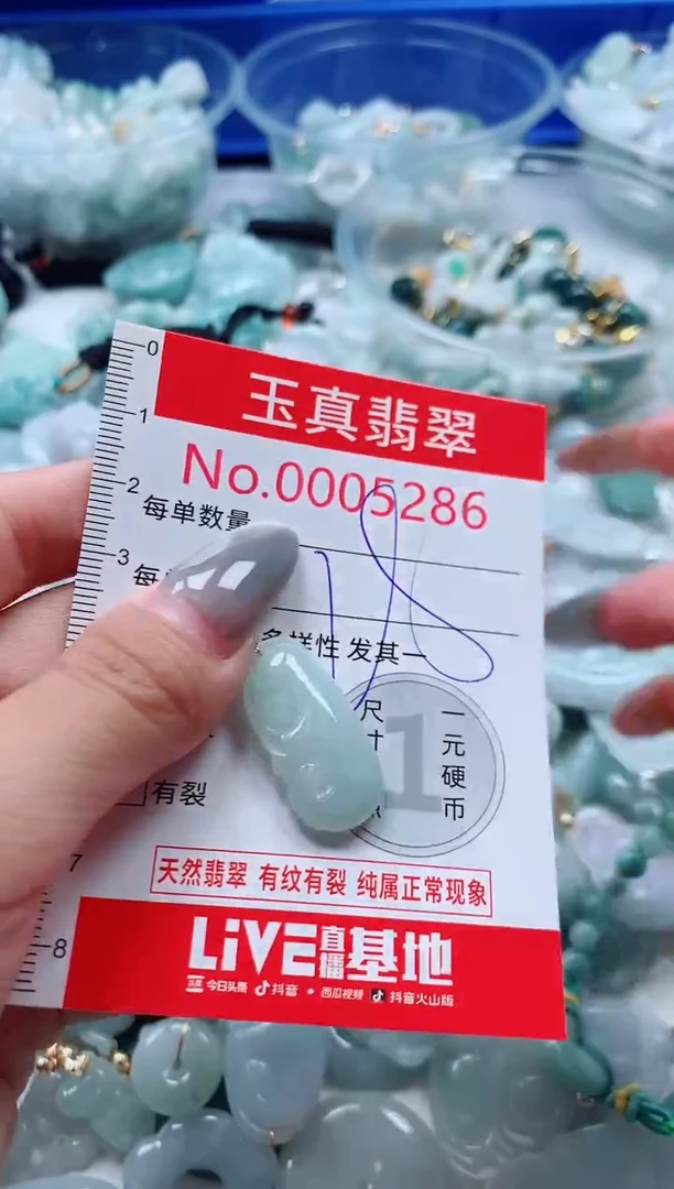 吊坠(不含链)未镶嵌翡翠5286