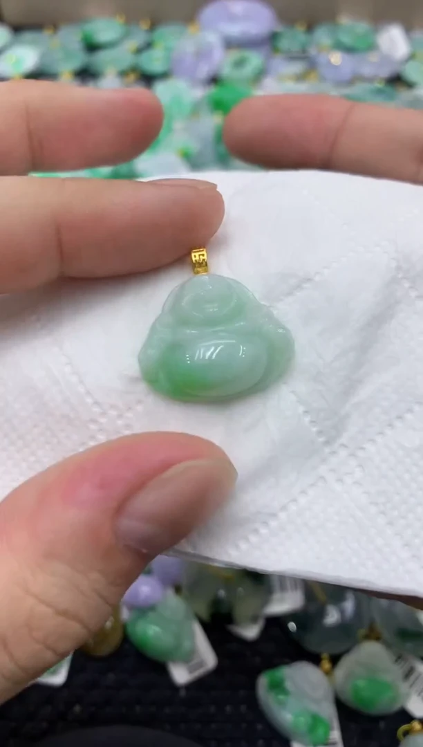 颈饰未镶嵌翡翠天然缅甸翡翠A货