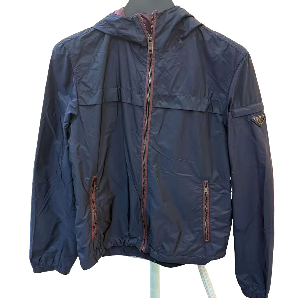 99新 Prada/普拉达 Prada三角钢标外套/48码/99新