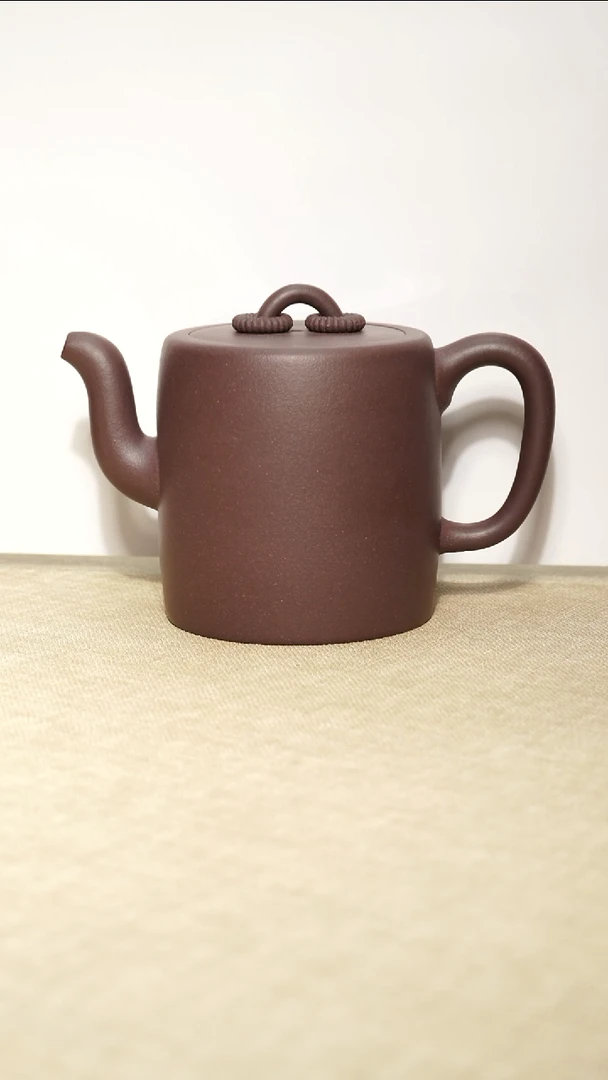 茶壶紫泥双圈250毫升瑕疵壶