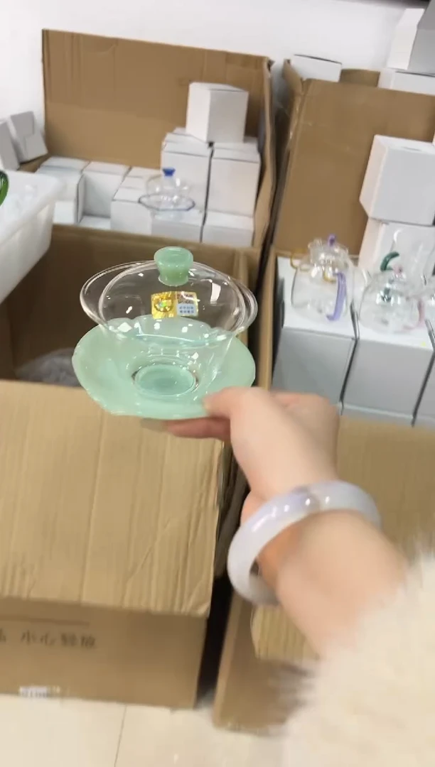 绿玉盖碗简易包装