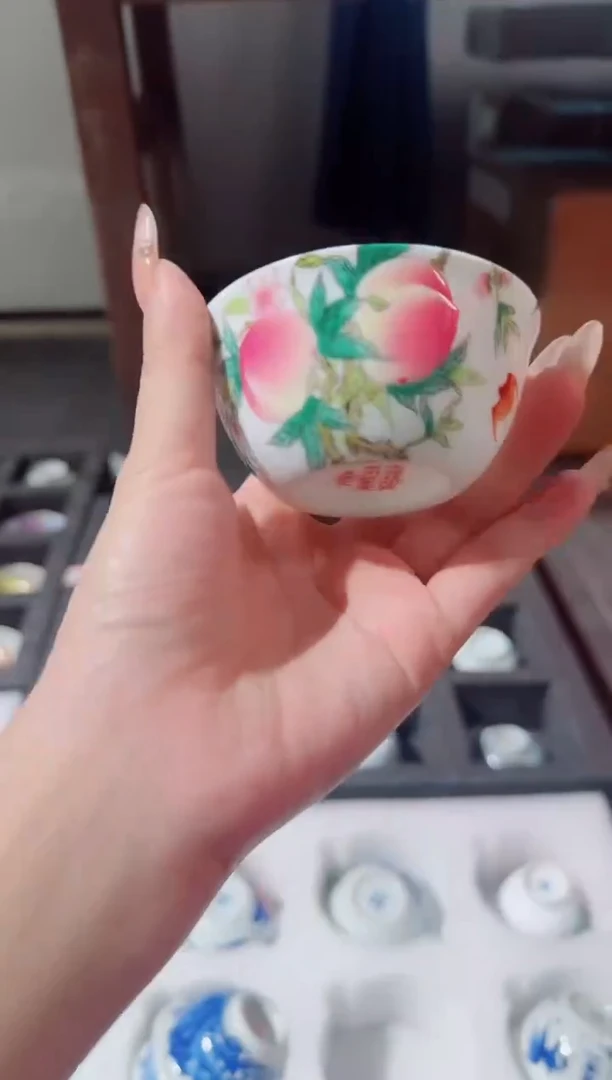 瓷片景德镇瓷器茶器茶杯