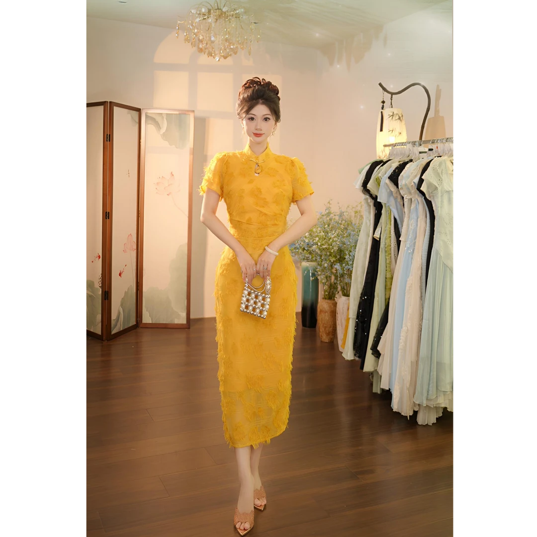 【张小小】金枝映月-1623 连衣裙（G541-X）-116cm