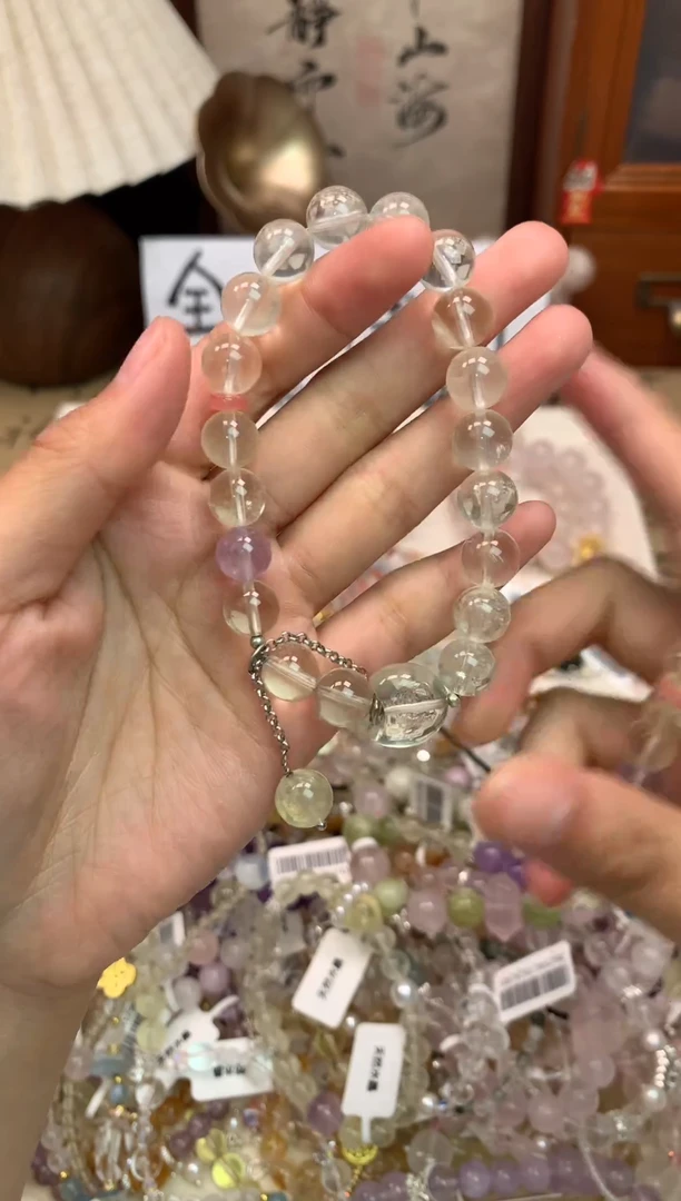 黄晶手链未镶嵌4009手串