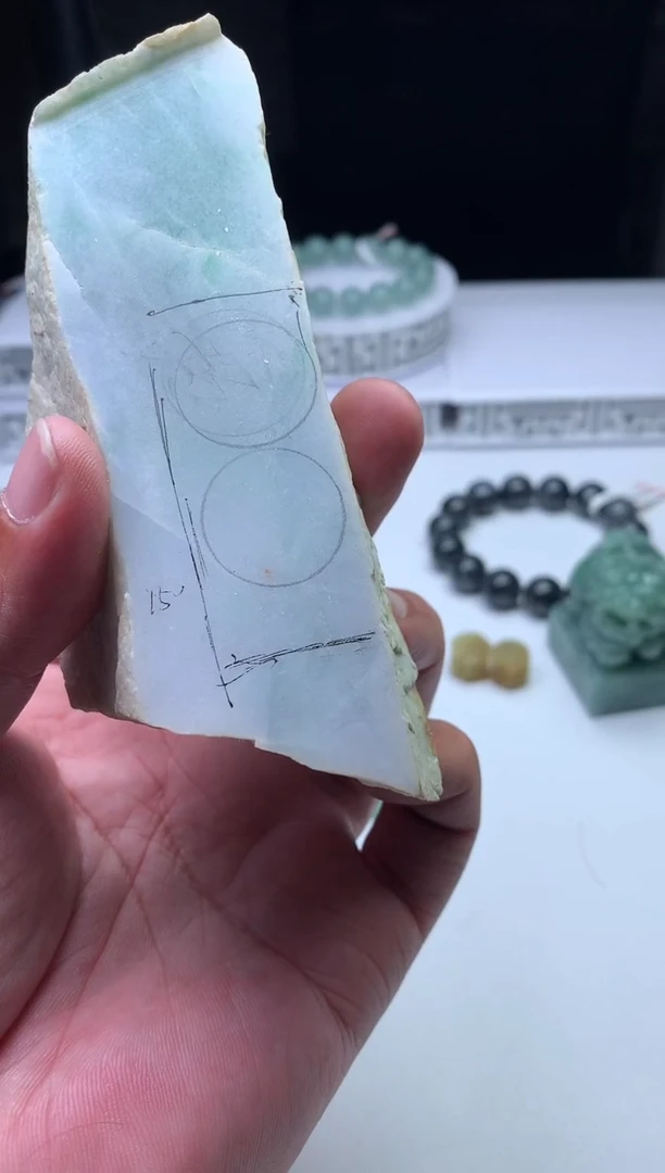 未镶嵌定制翡翠阿**️珠子