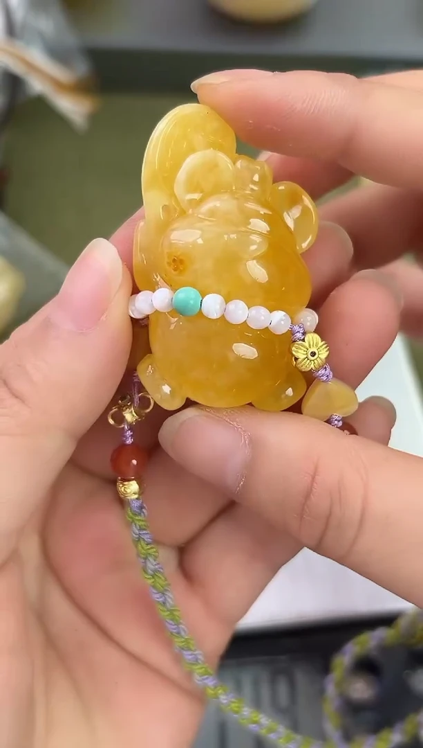 裸石琥珀未镶嵌琥珀蜜蜡吊坠