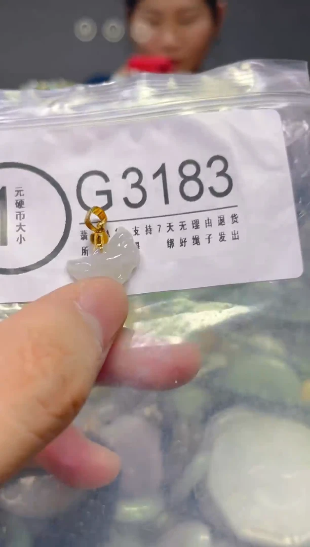 翡翠未镶嵌颈饰/G/翡翠A货,1件也是批发价