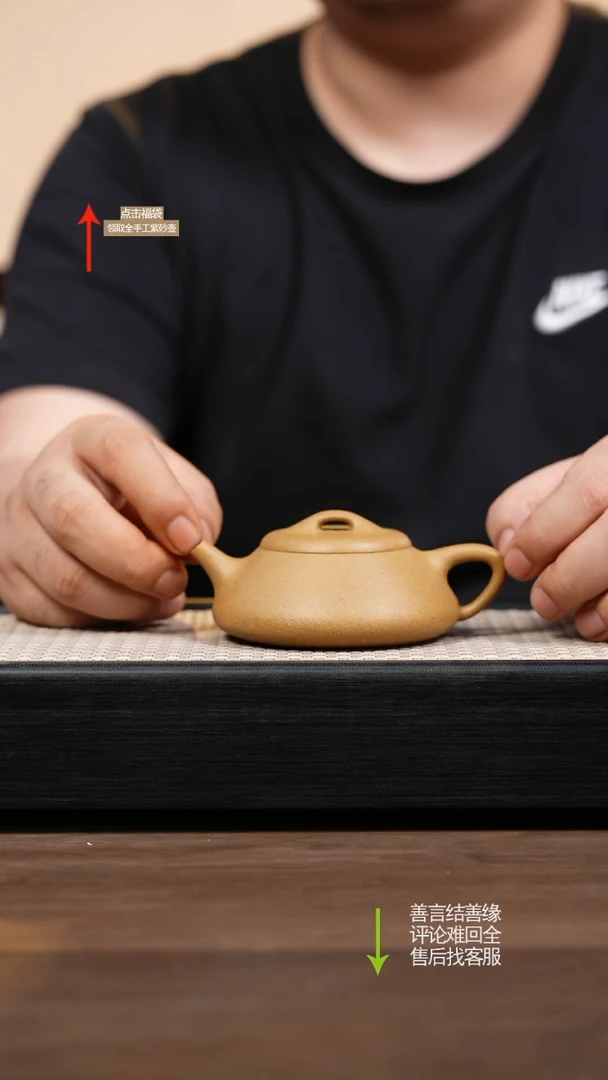 茶壶紫砂黄金段纳瓢