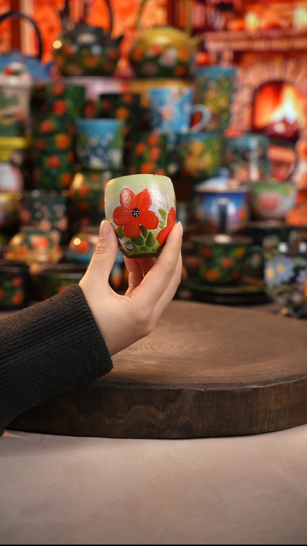 油画   釉下彩   杯子