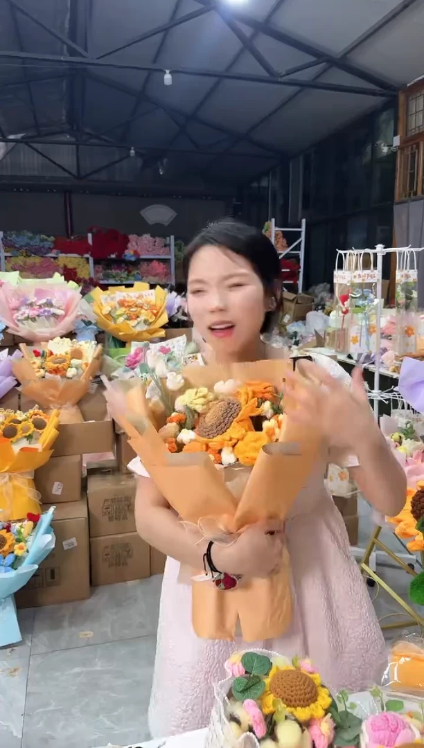 教师节非遗定制花束，孤品清仓 ！！！ 黄大葵花束