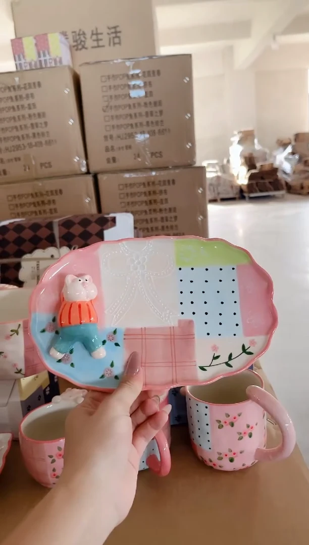 陶瓷手工手绘陶瓷直播间