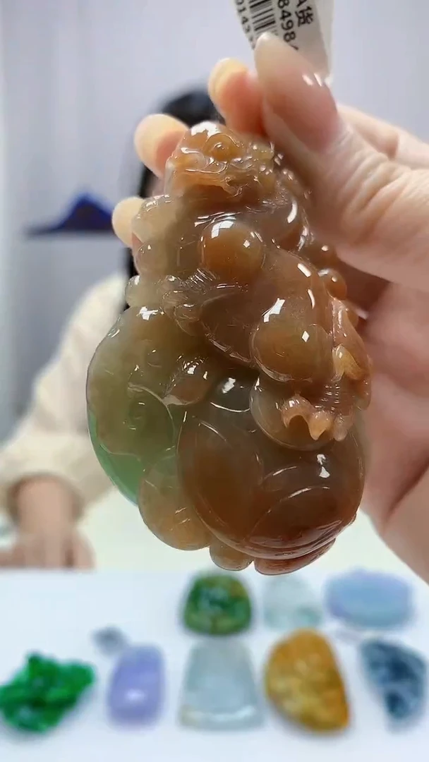 定制翡翠未镶嵌0405DD-毛货挂件126