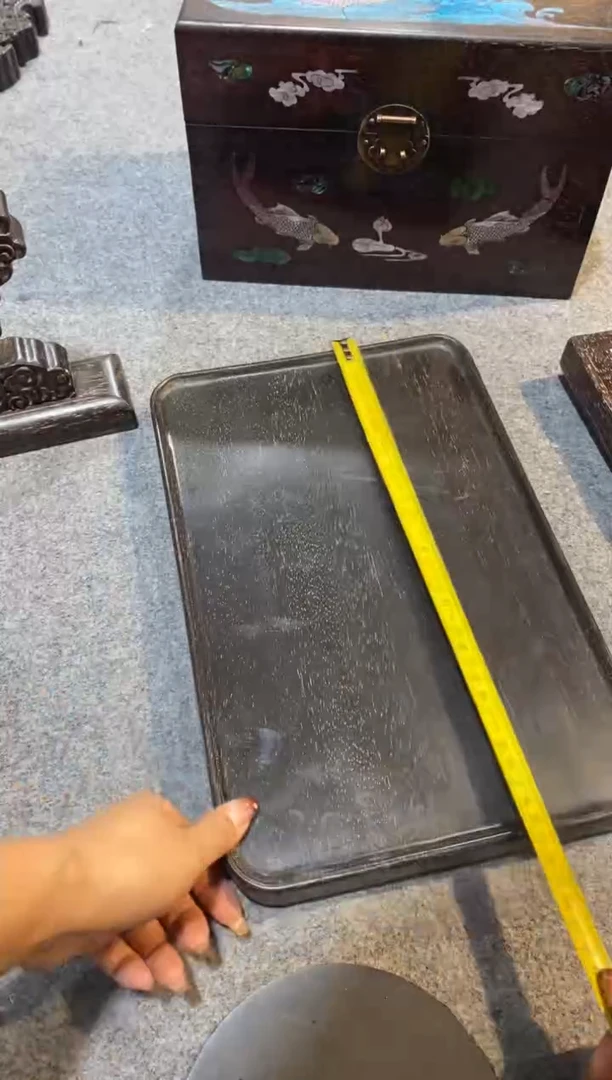 木紫檀拆件雕刻板以直播间实物为准微瑕老物件