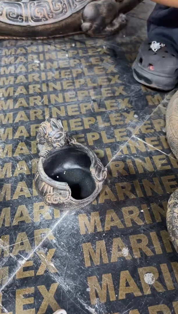 陶土【合成青石】代代富贵（小）