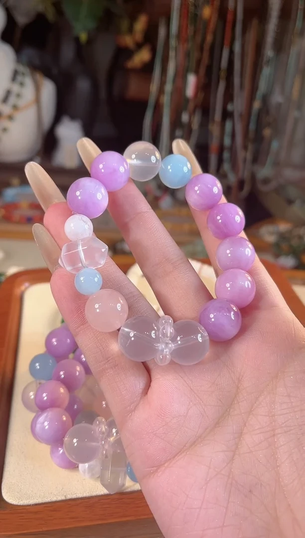 【闪购商品】锂辉石手串未镶嵌多样性发货其一