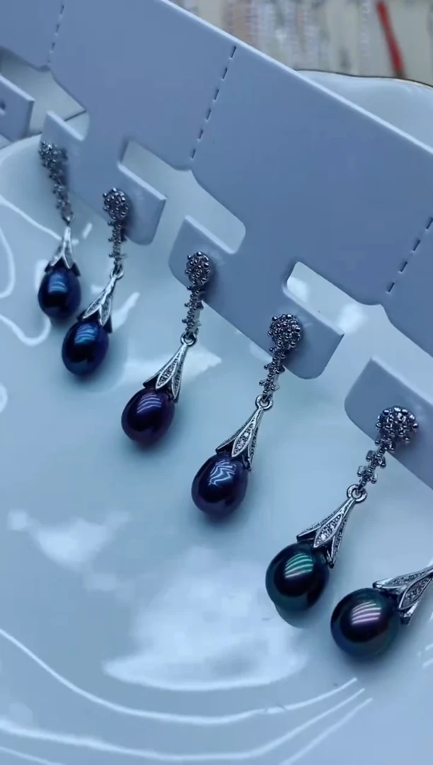 未镶嵌耳饰淡水珍珠耳环多样性发其一