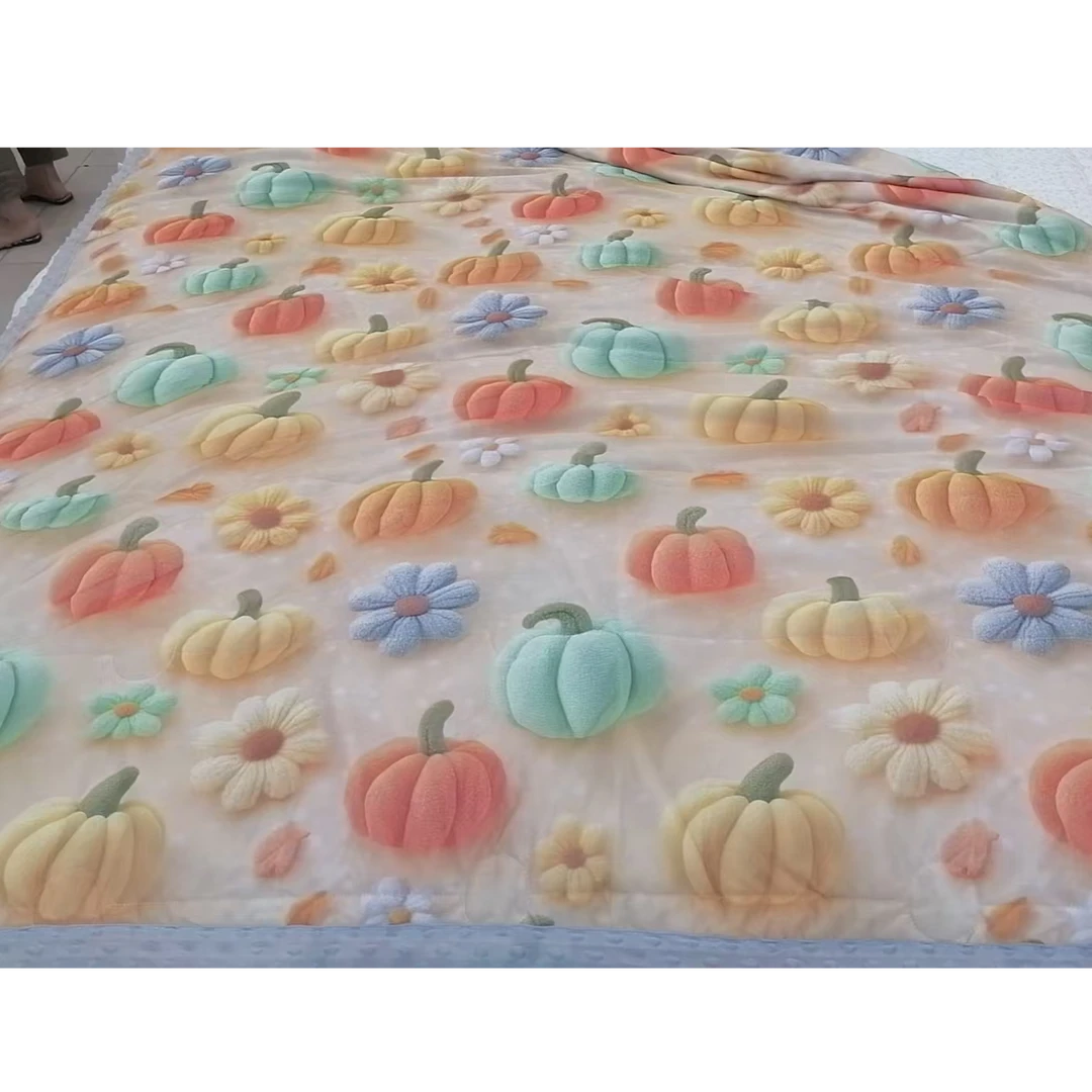 外单款南瓜冰丝被【新款200*230】