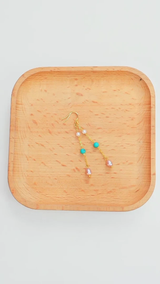 未镶嵌淡水珍珠耳饰发货一件