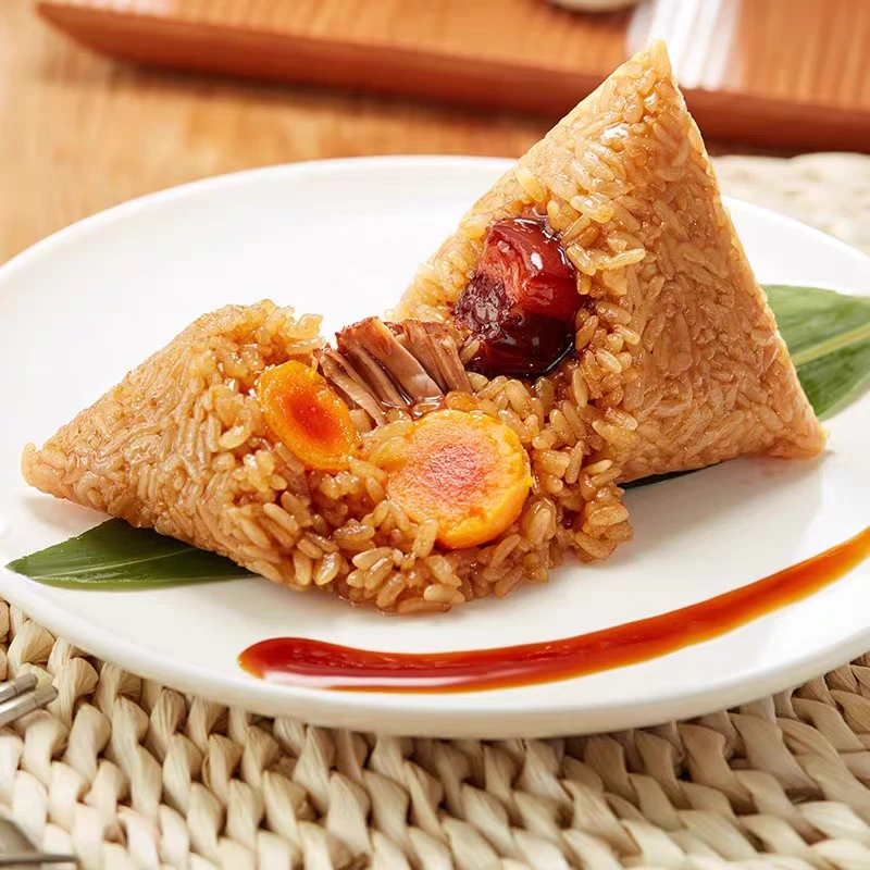 【礼盒】端午超值装8枚粽礼盒家庭实惠装鲜肉粽碱水粽油沙粽子A