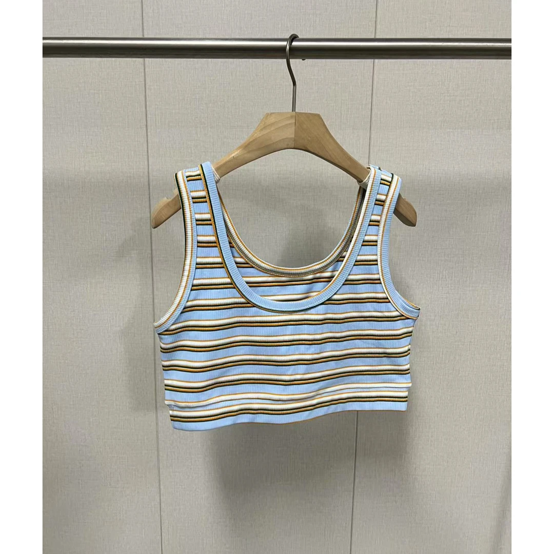 ZR180  新款条纹宽松时尚百搭吊带背心