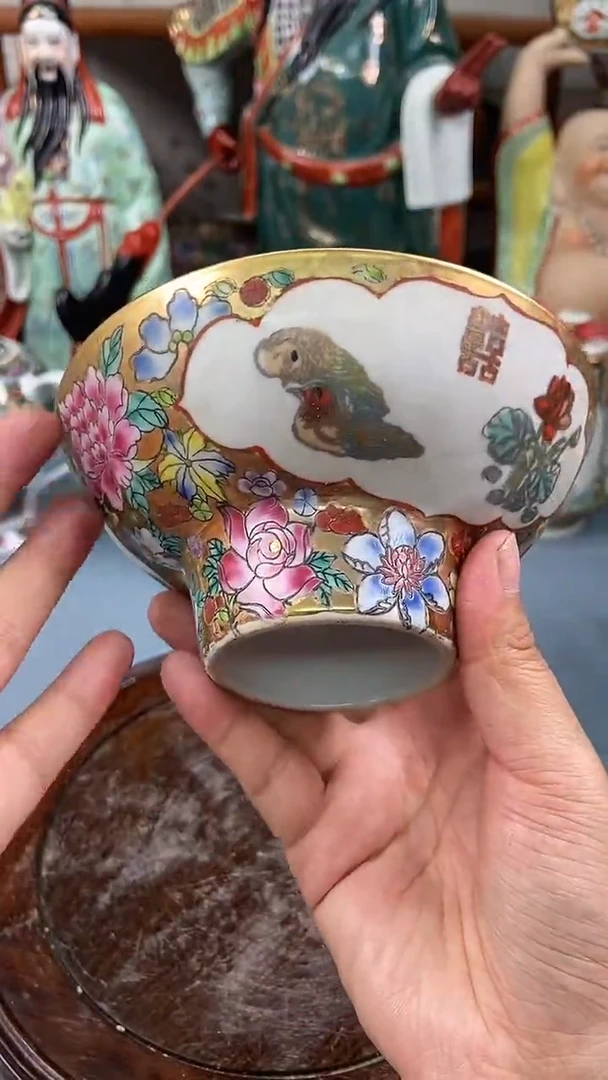 瓷片微瑕慎拍景德镇窑老厂瓷器单件