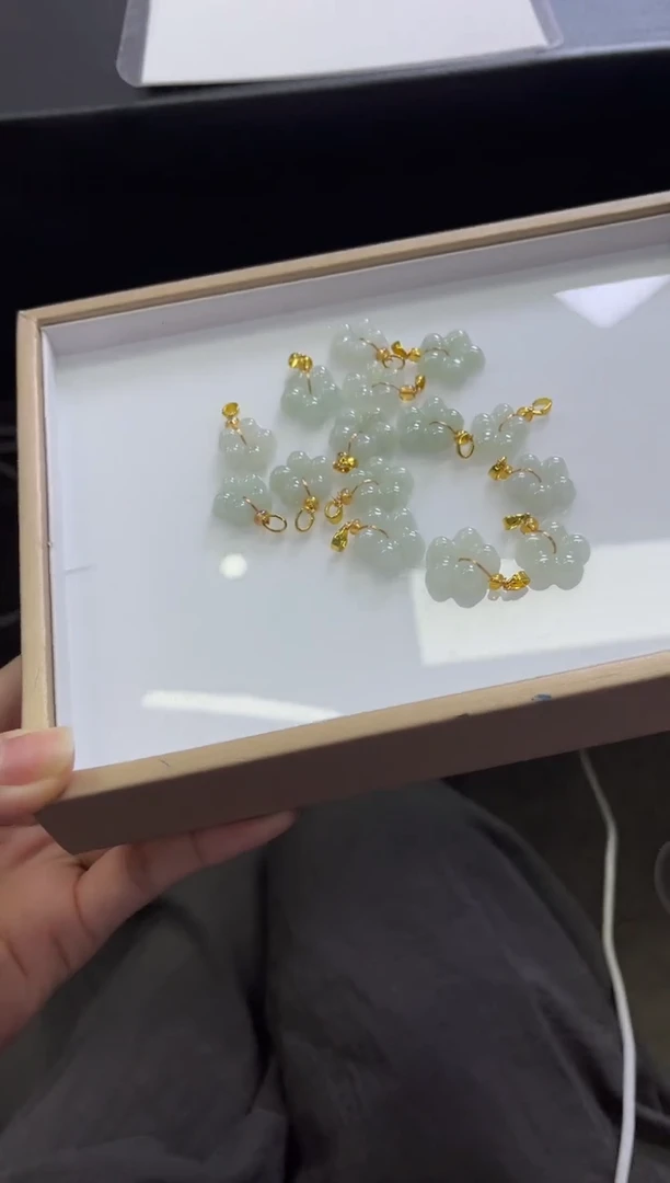 颈饰未镶嵌翡翠K278 /多样性发一件/配绳子