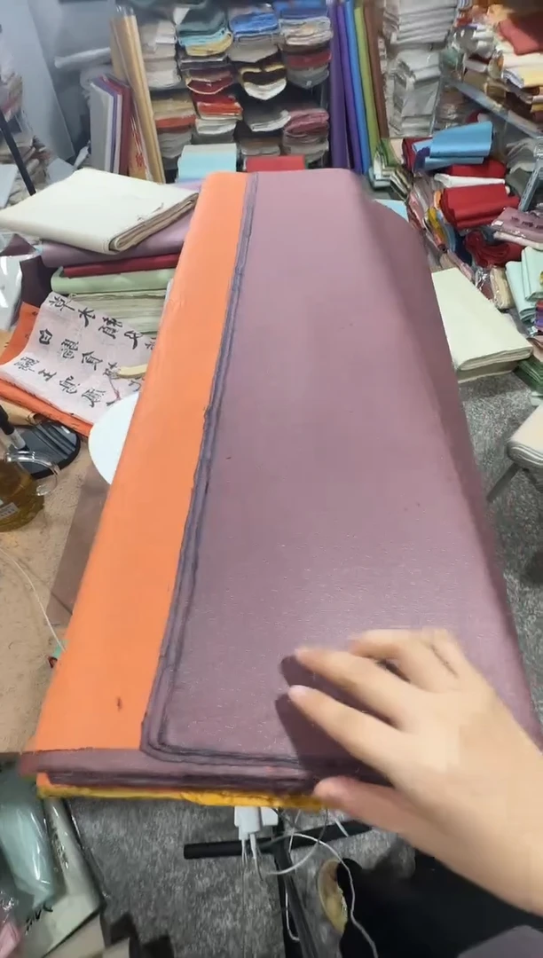 六尺25张紫绒色光板真银