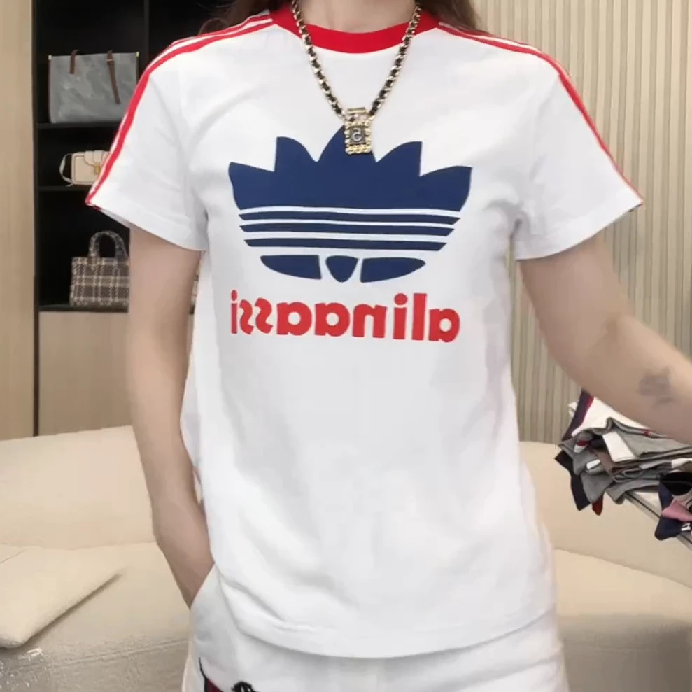 2025春夏新款百搭简约显瘦女短袖上衣C5320