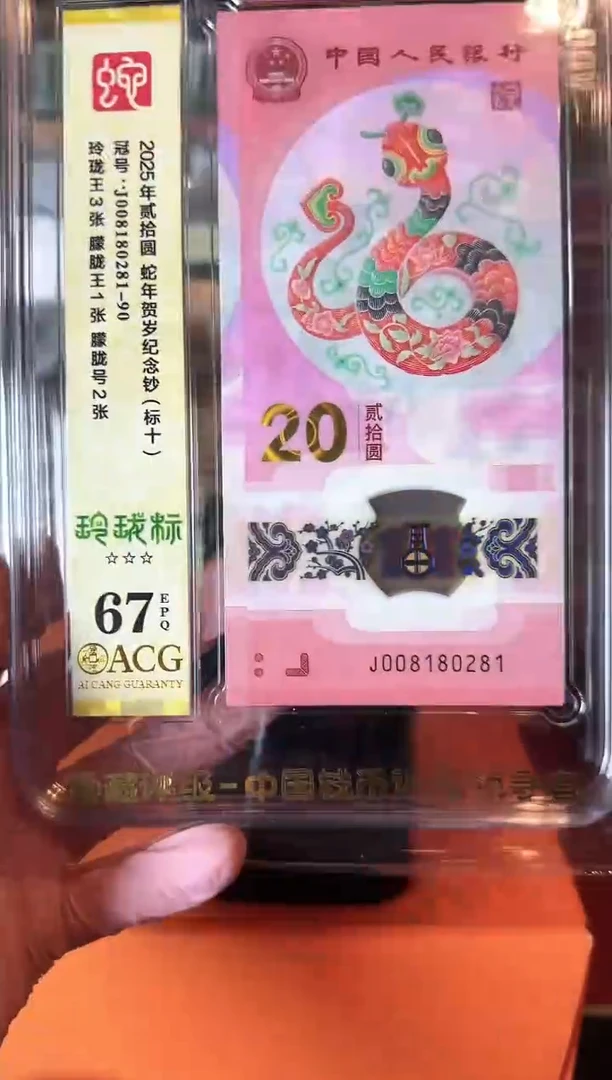 塑料2025 蛇钞 爱藏 标十  啊啊啊啊啊啊 如图