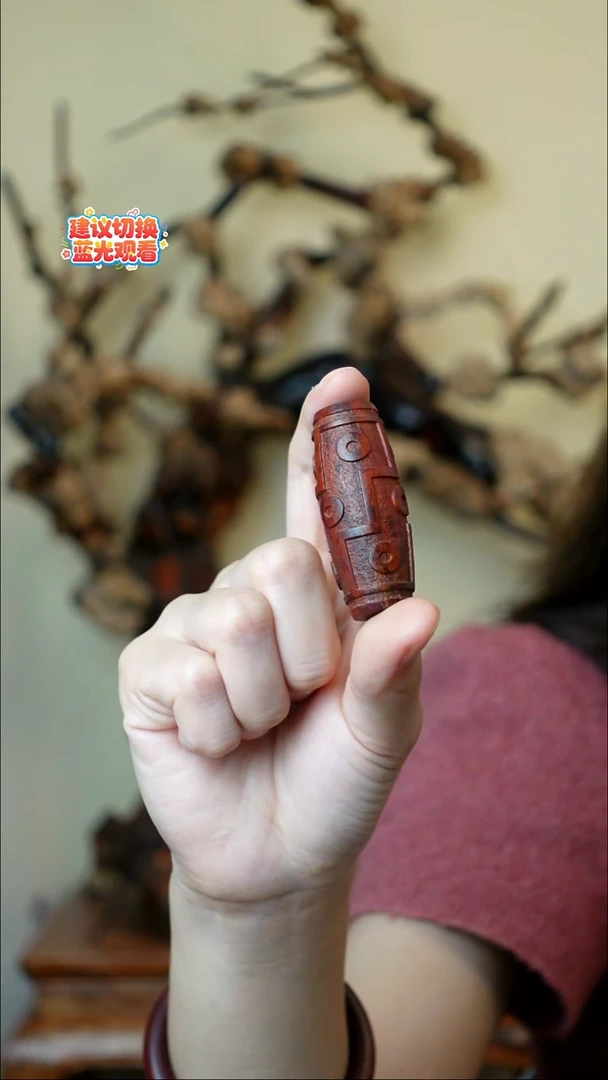 木本降真香红降花梨公天珠 17g