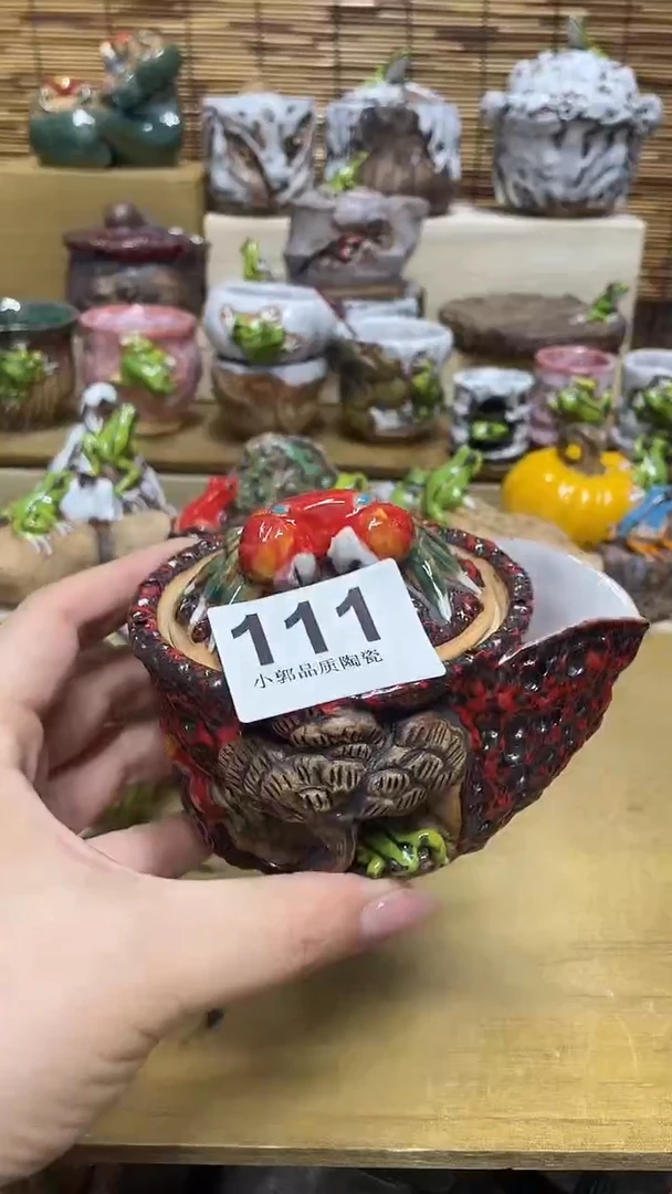 静*111精美粗陶手工柴烧